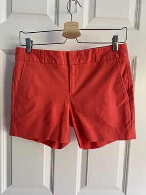 Banana Republic Hampton fit orange-red shorts